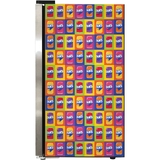 Official Fanta branded Outdoor Triple Glazed Alfresco Bar Fridge With Led Strip Lights - SC88-SS-F10