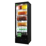 Rhino Black Commercial Upright Triple Glass Door Bar Fridge Ultra Energy Efficient Left Hinged -  SGT1L-BS