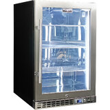 Schmick Quiet Running Front Venting Under Bench Glass Door Bar Fridge Model SK116R-SS