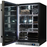 Schmick Quiet Running Front Venting Under Bench Stainless Door Bar Fridge - SK126L-SD