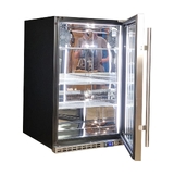 Schmick Stainless Steel Quiet Front Venting Under Bench Stainless Door Bar Fridge - Model SK146R-SD 