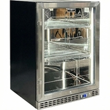 Schmick Quiet Slide Out Front Venting Under Bench Heated Door Bar Fridge  - SK156L-HD-M