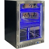 Schmick Quiet Slide Out Front Venting Under Bench Heated Door Bar Fridge - SK156R-HD-M