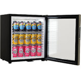 Schmick Glass Door Mini Bar Accommodation Fridge Quiet Running With Shallow Depth Model SK55-SS