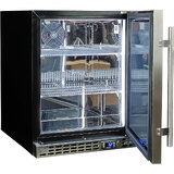 Schmick Quiet Running Front Venting Under Bench Solid Door Bar Fridge Model SK86-SD