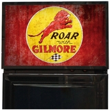 Gilmore Fuel Pump Branded Skinny Upright Bar Fridge - SS-P160-FP-GILMORE