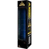 HARD RATED Branded Skinny Upright Bar Fridge - SS-P160-HR