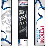 Peroni Branded Skinny Upright Bar Fridge - SS-P160-PERONI-V2  