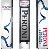 Peroni Branded Skinny Upright Bar Fridge - SS-P160-PERONI 