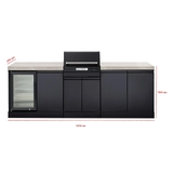 Crossray eXtreme Grey Electric Outdoor Kitchen - TCEK-15