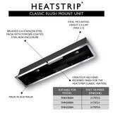 HEATSTRIP Flush mount enclosure THH1800A for Classic Radiant Electric Heaters - THHAC-010