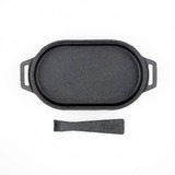 Ooni Cast Iron SIZZLER Pan with Removable handle & Stainless Steel Trivet - UU-P1A900