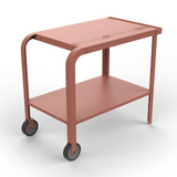 ZiiPa Vallone Garden Trolley with Shelf –Terracotta