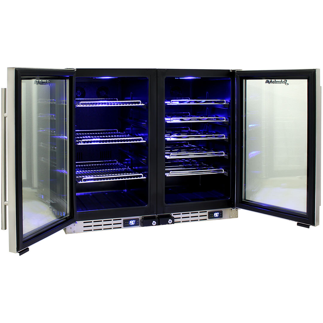 Shop Schmick Under Bench Dual Zone Beer And Wine Bar Fridge