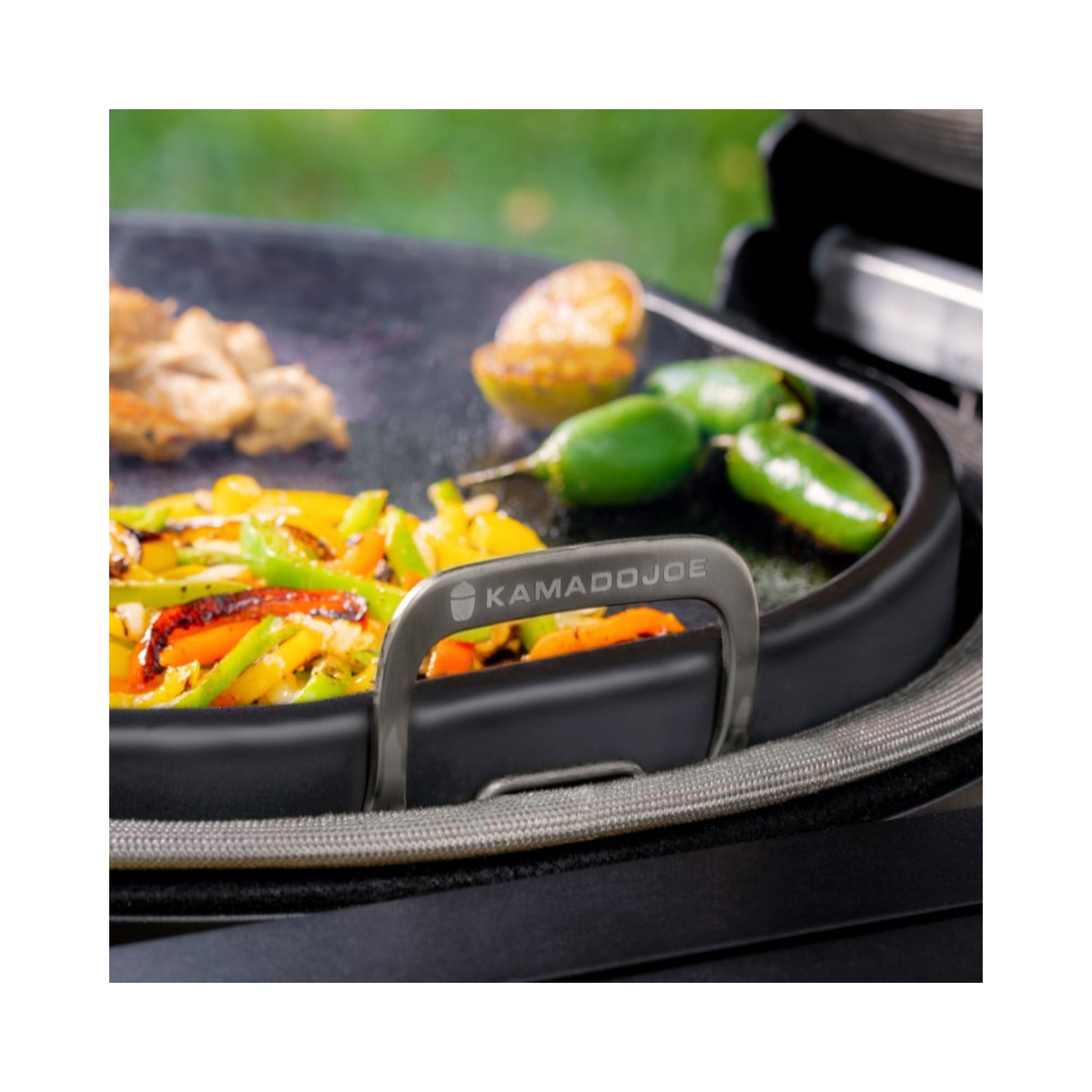 Just got the new Karbon Steel Griddle : r/KamadoJoe