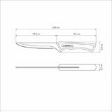 Tramontina Churrasco Black 6" Boning Knife - 22840106