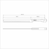 Tramontina Churrasco Black 12" Brisket Knife - 22842112