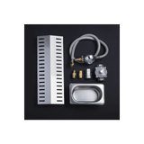 Artusi 80cm Built-In Gas Stainless Steel BBQ & Roasting Dome Hood Bundle - ABBQM2-Bun 
