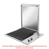 Artusi 60CM Stainless Steel BBQ FLAT LID - ABBQMF3