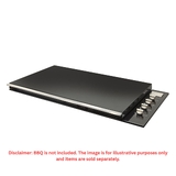 Artusi Gloss Black Flat BBQ Lid  - ABFLAT