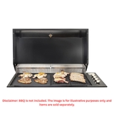 Artusi Gloss Black Hooded BBQ Lid - ABHOOD