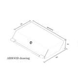 Artusi Roasting Hood Matte Black - ABHOODMB