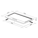 Artusi 70cm Maximus Series Stainless Steel Gas Cooktop - AGH70XFFD