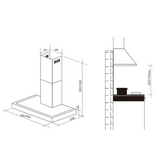 Artusi 60cm Canopy Rangehood - ATH601B
