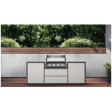 Beefeater Side Heat Shield for 1500 and 1600 Series Built-in Barbecues - BA70HS-FS - **Factory second**