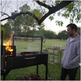 Cold-roll steel and SS304 Santa Maria Style grill TAGWOOD - BBQ03SI