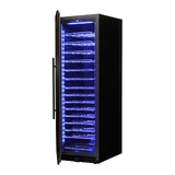 Schmick Upright Black Glass Door Wine Refrigerator - Model BD425LW-B