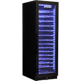 Schmick Upright Black Glass Door Wine Refrigerator Model BD425W-B