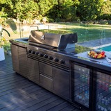 Gasmate NOVA Graphite 6 Burner BBQ with Side burner - BQ2090