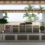 Coleman Revolution Dual Fuel Kitchen w/ fridge & sink