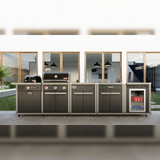 Coleman Revolution Dual Fuel Kitchen w/ sink & fridge