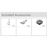 Single bowl, Inset or flush-mount Undermount Sink : FRA340