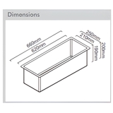 Abey Alfresco Party 620 Single Bowl Sink with Accessories - FRAP620
