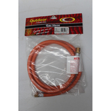 Outdoor Connection Low Pressure Gas Hose 1200mm Length with 3/8 BSPM x 1/4 BSPM - GH.33