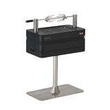 Everdure FUSION™ Electric Ignition Charcoal Barbeque with Pedestal (Black) - HBCE1BSB