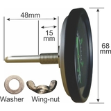 Meat Mate Grill / Smoker Gauge - MEAT-MATE-SMOKER