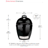 Primo Round Charcoal Grill - PGCRHG