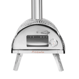 Piccolo Pizza Oven with Rotating Floor - Midnight Black - Includes Stand, Cover, Peel & Laser Thermometer - PPOMB-WT