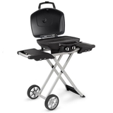 Napoleon Travel Q Pro Scissor Leg Portable BBQ (Black/High Lid) - PRO285X-BK-AU