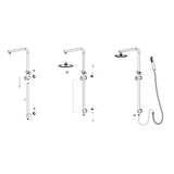 316 Marine Grade Stainless Steel Round Showerhead (250mm) & Handshower - RHS09-316