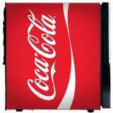 Official Coca-Cola branded Glass Door Mini Fridge With a Lock - CHOOSE FROM 5 DESIGNS - SC50AB-CCR
