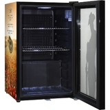 Lest We Forget Glass Door Bar Fridge With Cool Frosted Door Logo - SC70-B-LWF