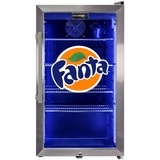 Official Fanta branded Outdoor Triple Glazed Alfresco Bar Fridge With Led Strip Lights - SC88-SS-F02