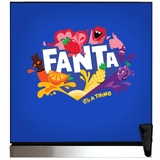 Official Fanta branded Outdoor Triple Glazed Alfresco Bar Fridge With Led Strip Lights - SC88-SS-F09