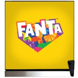 Official Fanta branded Outdoor Triple Glazed Alfresco Bar Fridge With Led Strip Lights - SC88-SS-F10