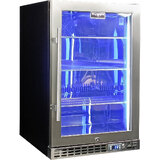 Schmick Quiet Running Front Venting Under Bench Glass Door Bar Fridge Model SK116R-SS